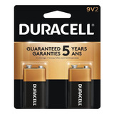 Bateria 9v Alcalina Duracell Cartela Com 2 Unidades