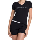 Conjunto Pijama Calvin Klein Camiseta Short Sleepwear Kit