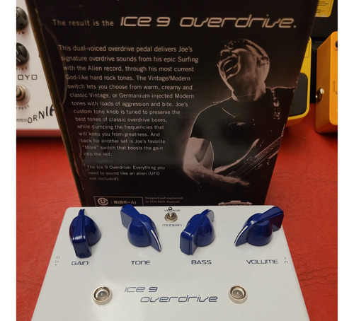 Pedal Vox Ice 9 Overdrive Joe Satriani