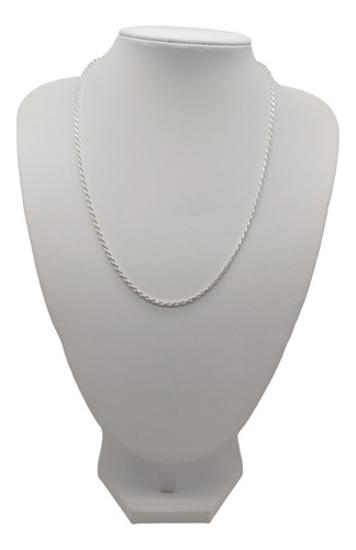 Collar Turbillon Delgado Plata Italiana 925 - Cadena Unisex