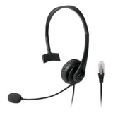 Headphone Para Telemarketing Rj09 Multilaser - Ph251 Call