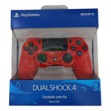Controle Dualshock 4 Ps4 Oficial Sony Magma Red 