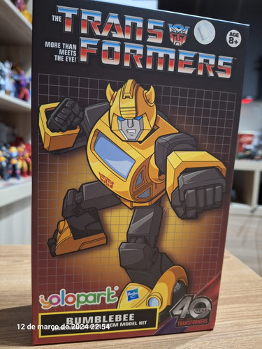 Transformers Bumblebee Na Caixa. 10 Cm Altura