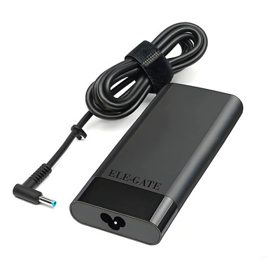 Cargador Laptop Compatible Hp Punta Azul 150w 7.7a Compacto Color Negro Ele-Gate | Envío gratis