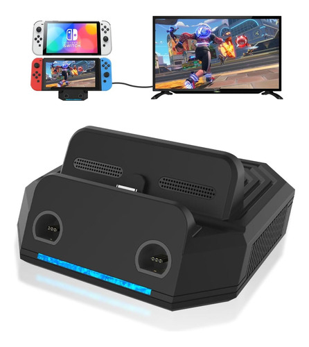 Tv Dock Para Switch/oled, Compatível Com Controle  Gamecube