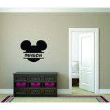 Pegatinas De Pared Con Nombre Personalizado De Mickey Mouse