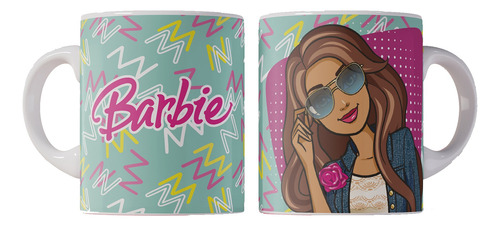 Caneca Decoração Barbi + De 30 Profissões Para Você Escolher