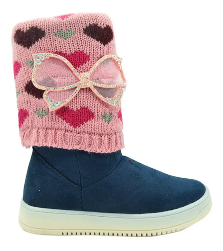 Bota Alta De Niñas Suéter Invierno Moda Calidad Cómodas