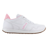 Levis Tenis Agujeta Similpiel Blanco Mujer 76072