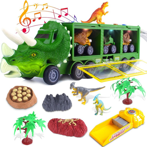 Juguete De Camión Dinosaurio Con Sonido Y Luz Para Niños