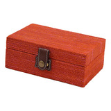 Caja De Almacenamiento, Solución Pequeño Rojo Y Naranja