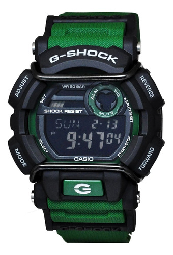 Relógio Esportivo Casio G-shock Gd400-3 Verde 200m + Nf