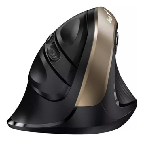 Mouse Genius8250s Vertical Inalámbrico Ergonómico Negro-gold