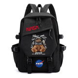 Mochila Escolar De Grande Capacidade Nasa Astronauta