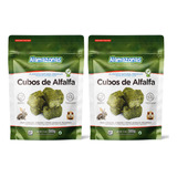 Kit 2 Cubos De Alfalfa Snack Chinchilla 500g Alamazonas®