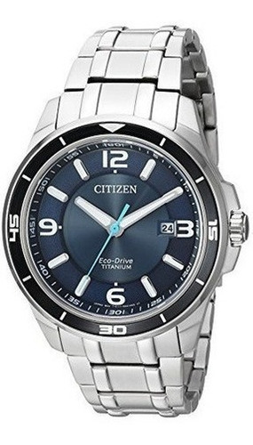 Citizen Hombres Ecodrive Reloj De Titanio Con Fecha Bm692956