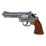 Revolver De Airsoft Gbb M586 4  Silver 6mm Ug134s - Uhc