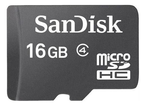 Tarjeta De Memoria Micro Sd Sandisk De 16gb