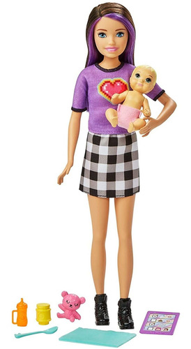 Barbie Skipper Babysitters Juego Muñeca Bebé Juguete Niñera