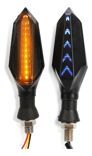 Par Giros Guiños Led Progresivos Moto Premium + Luz Diurna