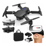 Drone Plegable Wifi Doble Camara Doble Bateria Estuche Gafas