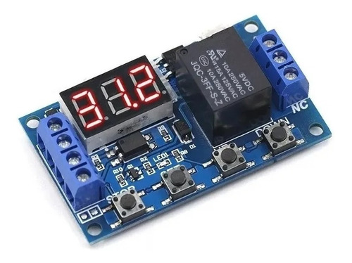 Timer Temporizador Relé 6v-30v Dc Ajustável Até 999 Minutos