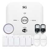 Alarma Wifi Gsm App Tuya Smart Google Home 7s Seguridad Casa