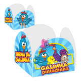 60 Forminhas Doces Galinha Pintadinha+60 Topper Personagens