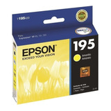 Cartucho Epson 195 Amarillo Original Nuevo (vte.lopez/s. I.)