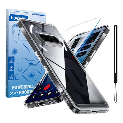 Kit Funda Transparente Para Nothing Phone(3a) Case Protección Rudo Uso + Mica Pantalla Silicona De Alta Calidad Accesorios Para Celulares | MercadoLibre