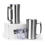 Hdmy Tazas De Doble Pared De Acero Inoxidable Taza De Café, 