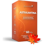 Astaxantina Premium Puravida, Zeaxantina Luteína, 60 Caps