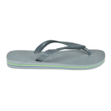 Ojota Havaiana Brasil Logo Gris Abc Dep