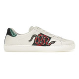 Tenis Gucci Blancos Hechos En Piel 