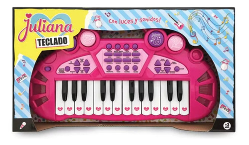 Juliana Teclado Con Luces Y Sonidos Infantil Piano