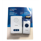 Campainha S/fio Prova Dágua 32 Toques Wireless Longo Alcance