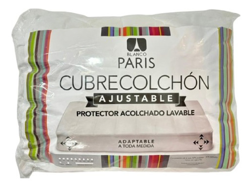 Cubrecolchon Protector Ajustable Queen Size (160 X 200 Cm)