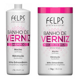 Kit Felps Banho De Verniz Shampoo L + Mascara 1kg