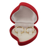 Alianças Face Duo Com  1 Diamante - Par Ouro Amarelo  18k750