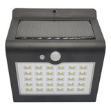 Aplique Led Solar Doble 2w Con Sensor Movimientos Parksolar