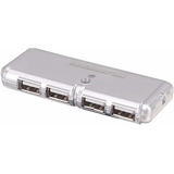 Hub Manhattan Usb 2.0 4 Puertos Alta Velocidad Mini 160599