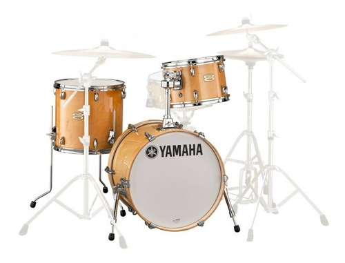 Batería Acústica Yamaha Stage Custom Birch Bombo 18 Sbp8f3nw Color Natural Wood