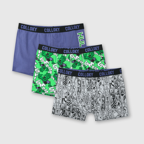 Boxer Niños Verde 49486 Colloky