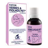 Sistema De Terapia Arenales Fator Vermes Pet 26g Cães E Gato