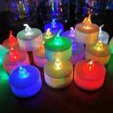 Lanker Juego De 24 Velas Flotantes De Luz Led  Velas Titilan