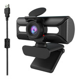 Webcam 1080p Con Micrófono Usb Cámara Portátil De Escritorio