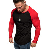 Blusa Masculina Manga Longa Raglã Roupa Masculina Qualidade