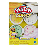 Play-doh Color Burst - Paquete Temático De Helado De 4 Col.