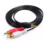 Cable Plug 3.5 A Rca De Audio 1.5 Metros 