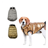 Parka Metalizada Para Perros Acolchada Talla M